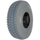 Angle view of 10 x 3 in. (3.00-4) Primo Powertrax Wheelchair and Scooter Tire number shown in gray C-248G tread